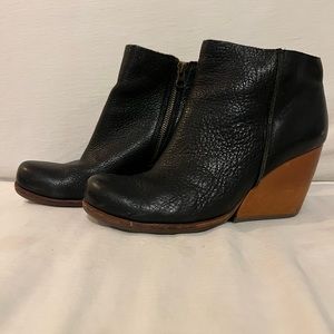 Kork-Ease Chandra Black Chunky Boots
